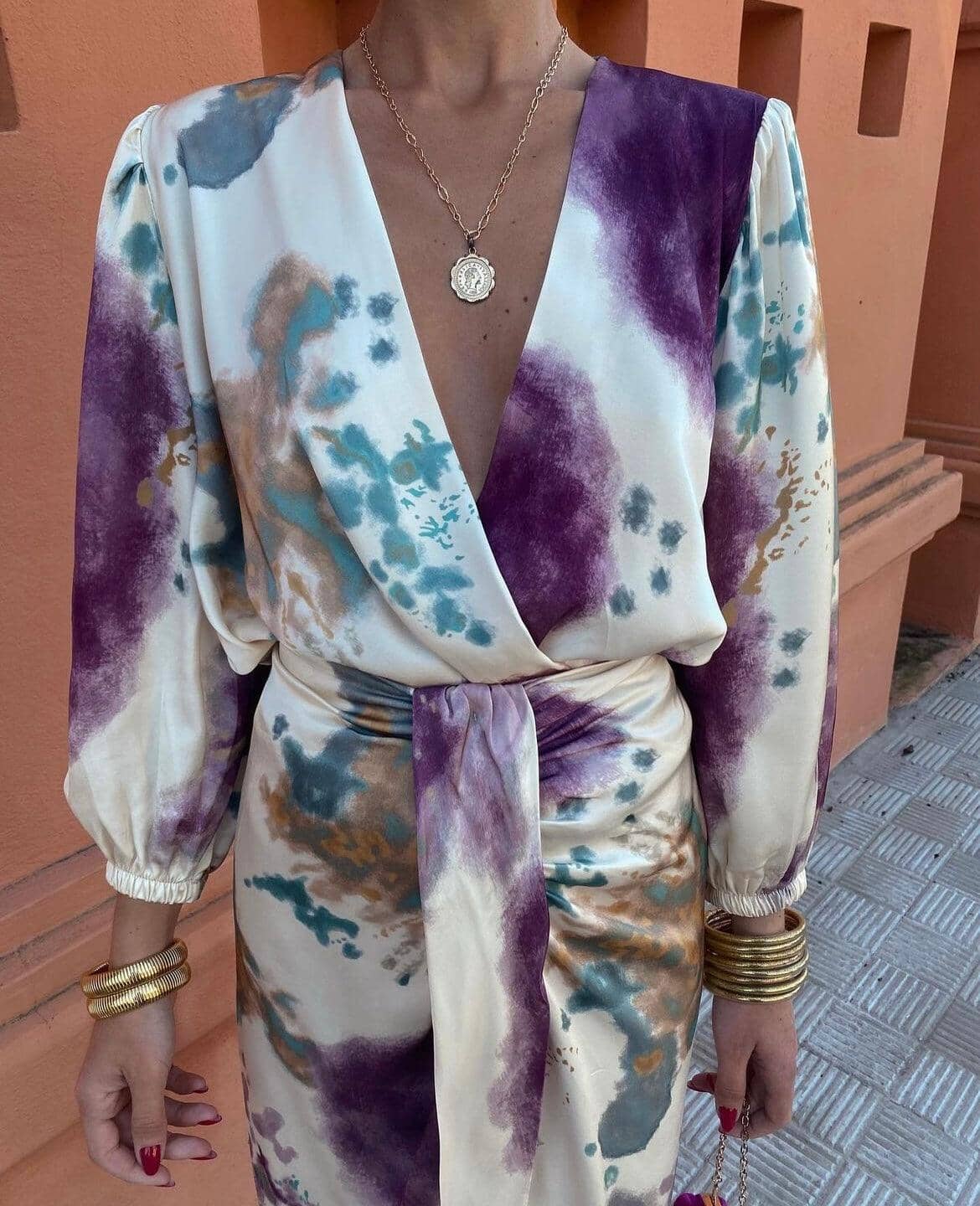 Hedwig™ | Artistic Wrap Midi Dress