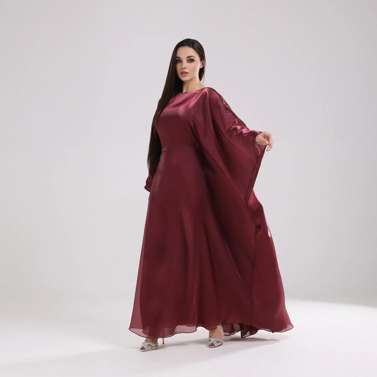 Shiny Abayas for Dubai Kaftan Gown
