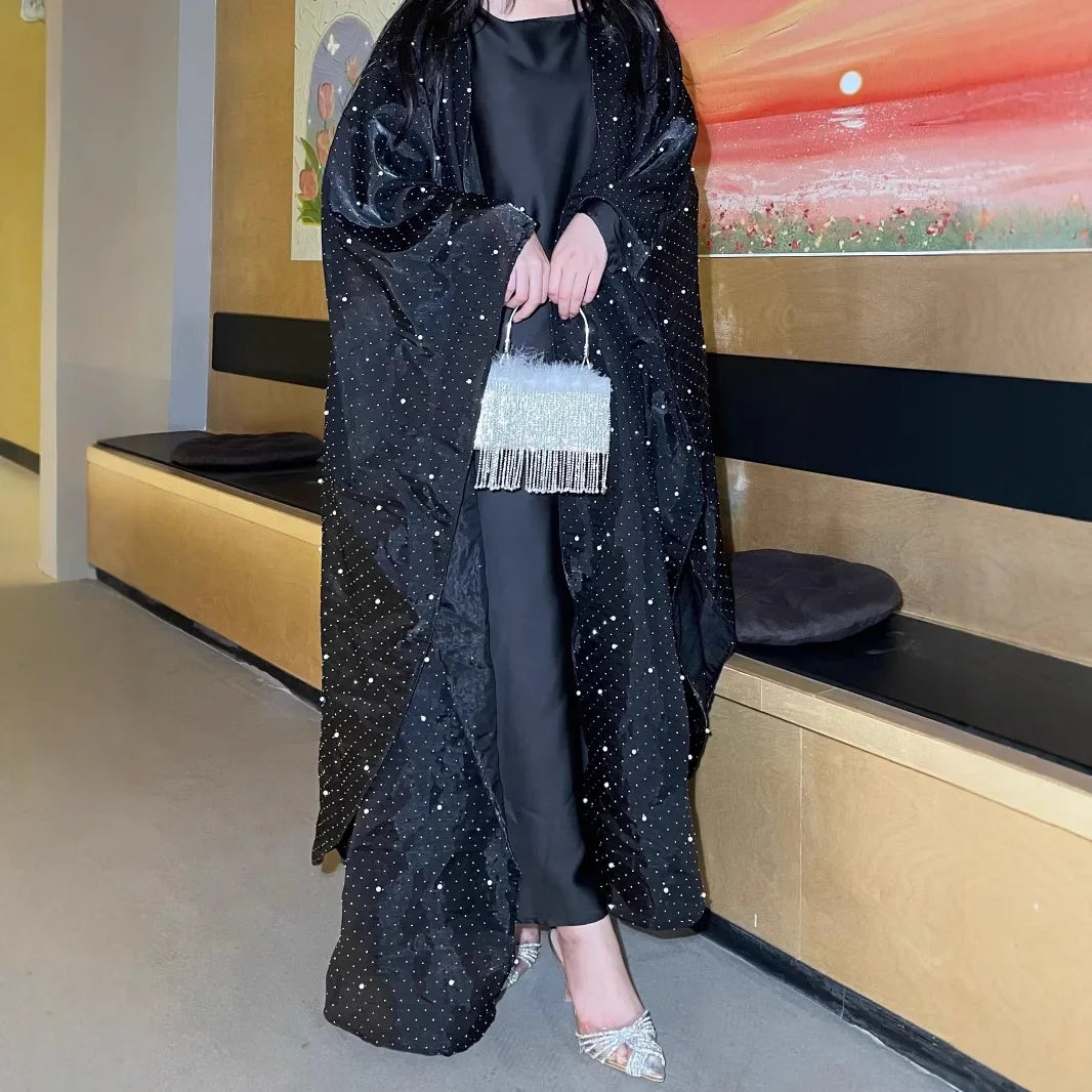 Dress 2 Piece Sets Open Abayas for Women Party for your luxury event