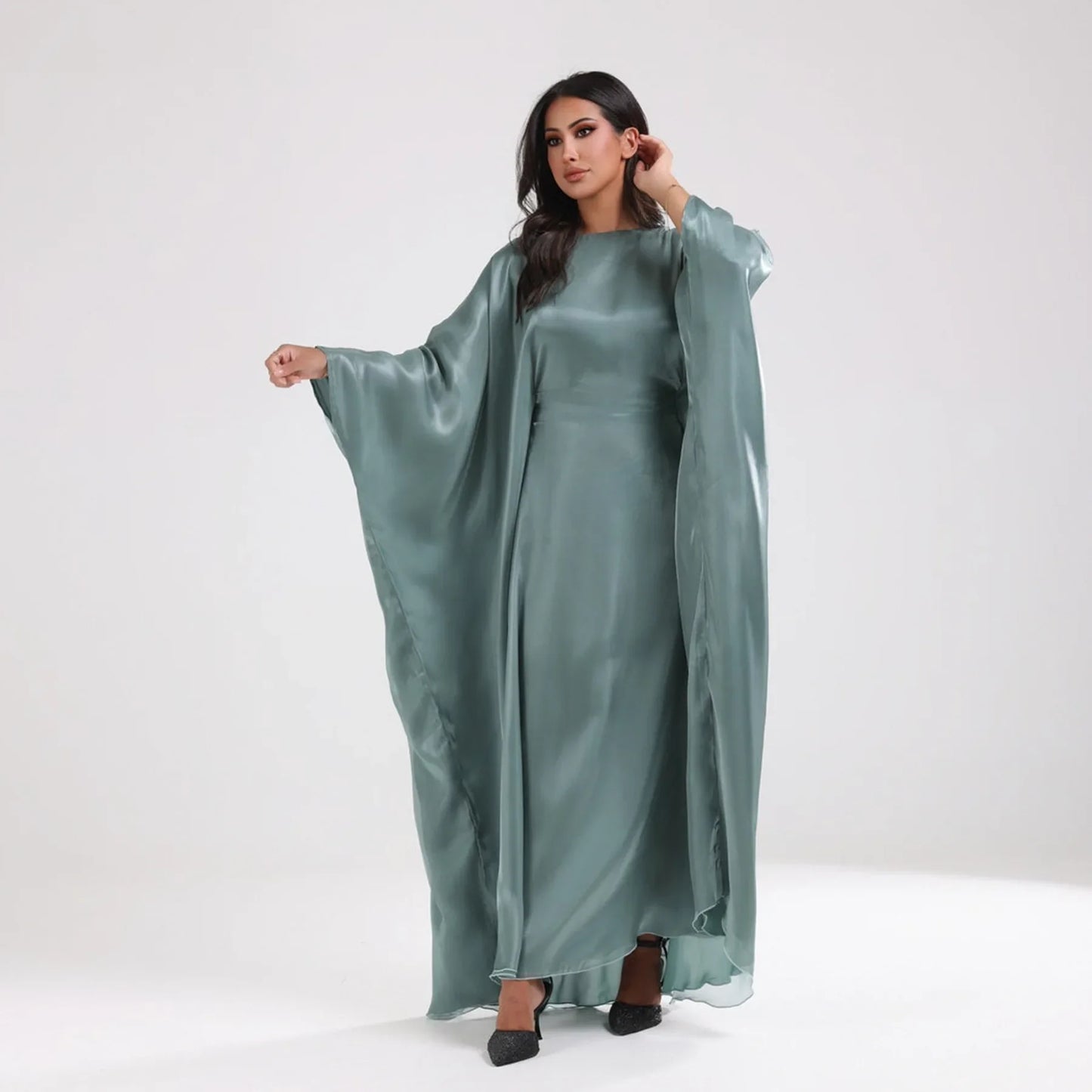 Shiny Abayas for Dubai Kaftan Gown