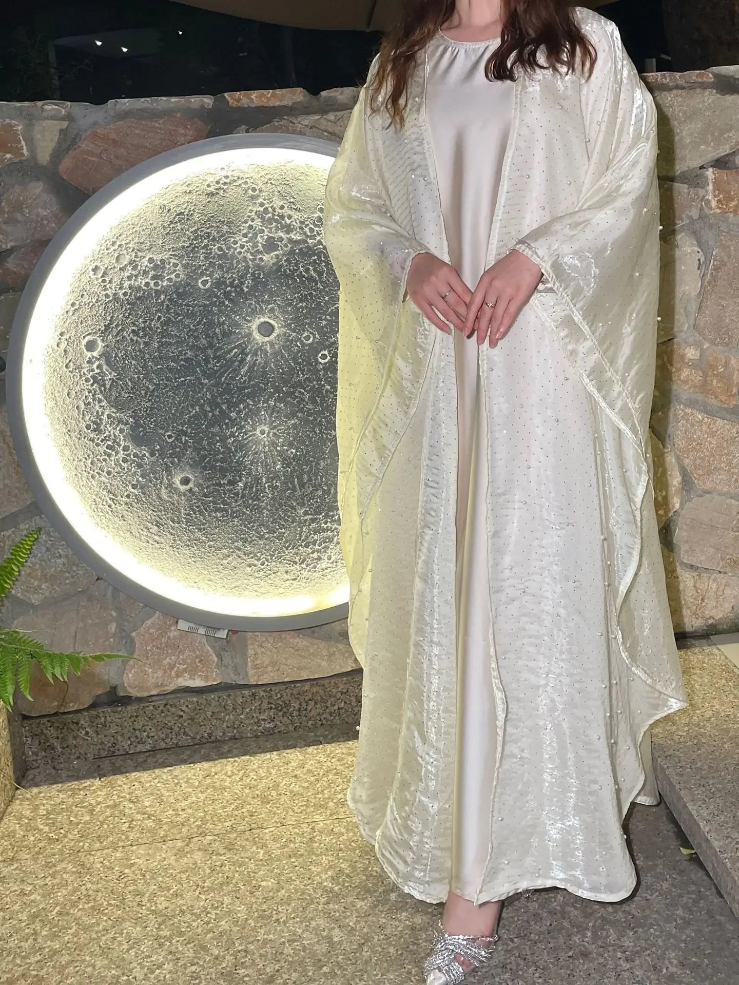 Dress 2 Piece Sets Open Abayas for Women Party for your luxury event