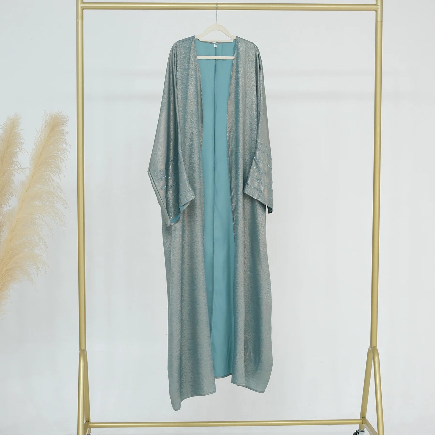 Elegant Saudi Arabia Muslim Modest Cardigan for Women Eid