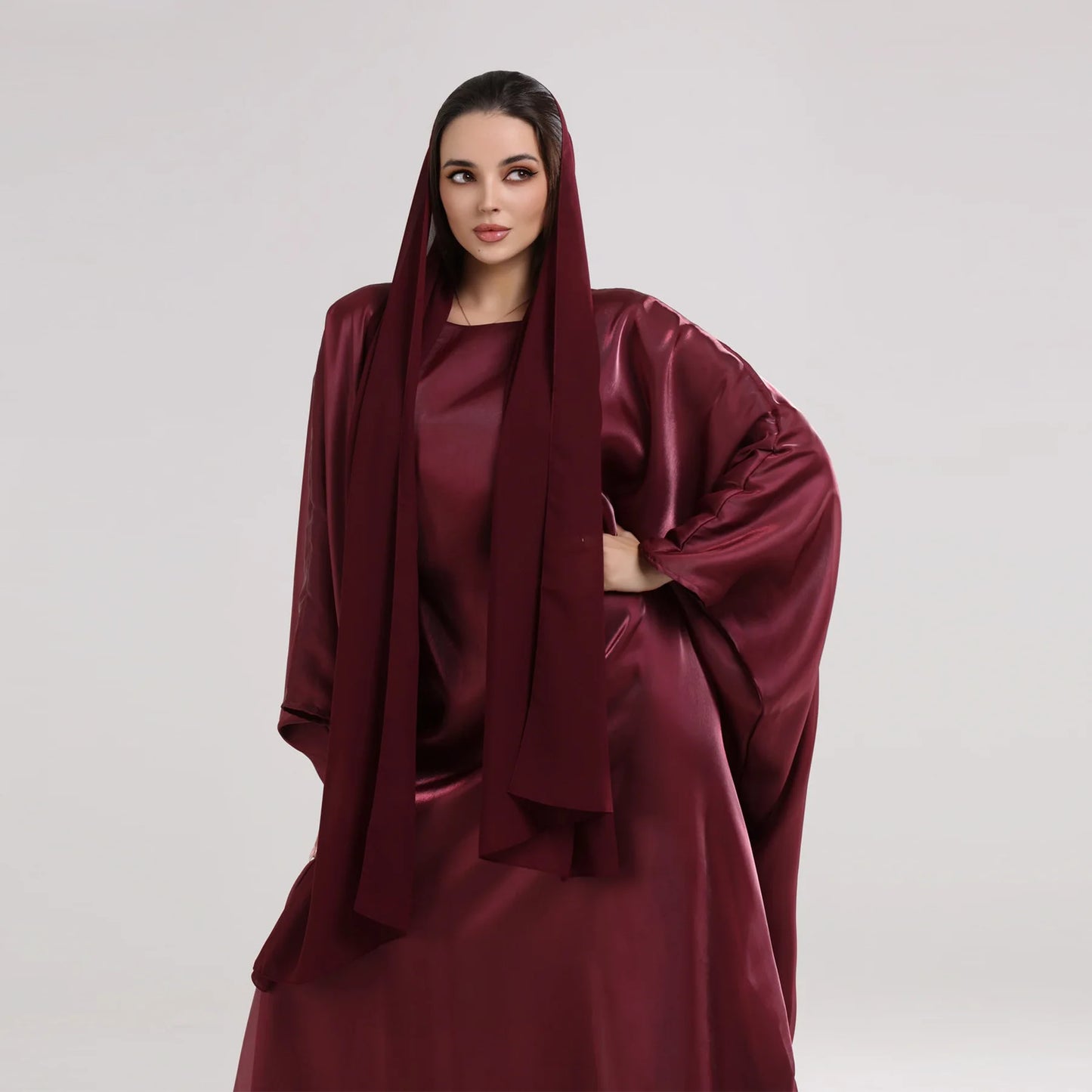Shiny Abayas for Dubai Kaftan Gown