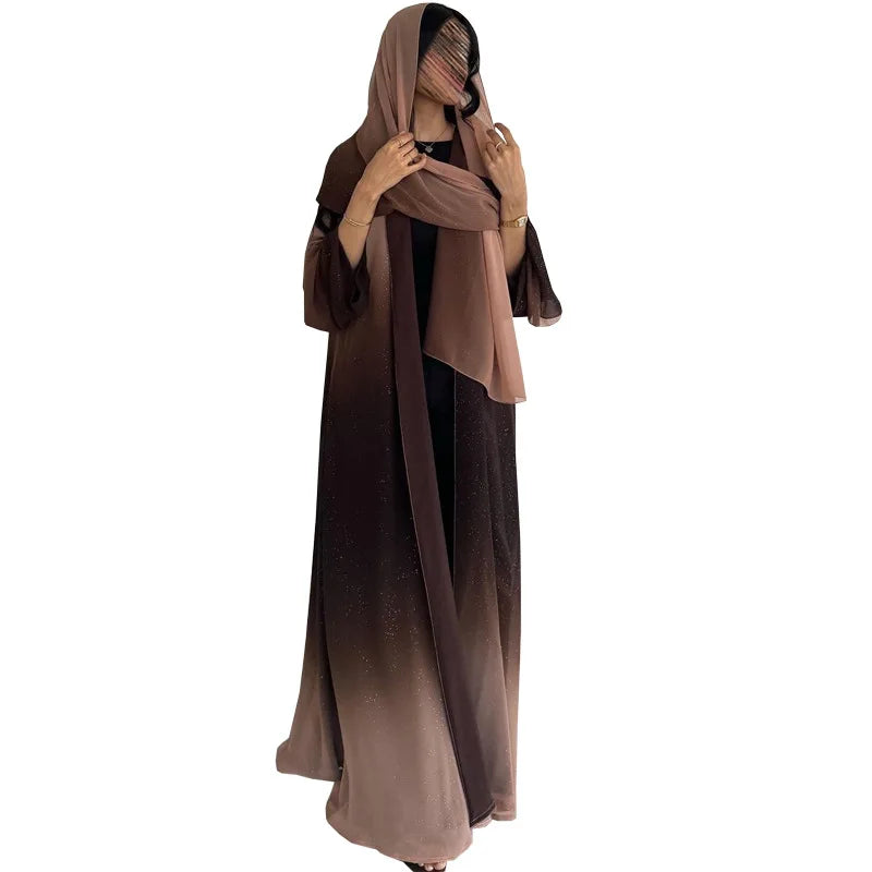 Middle East Dubai Robe Glitter Caftans